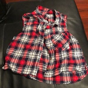 Cropped flannel